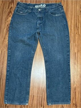 ENYCE Jeans Mens 40X32  Blue Straight Denim